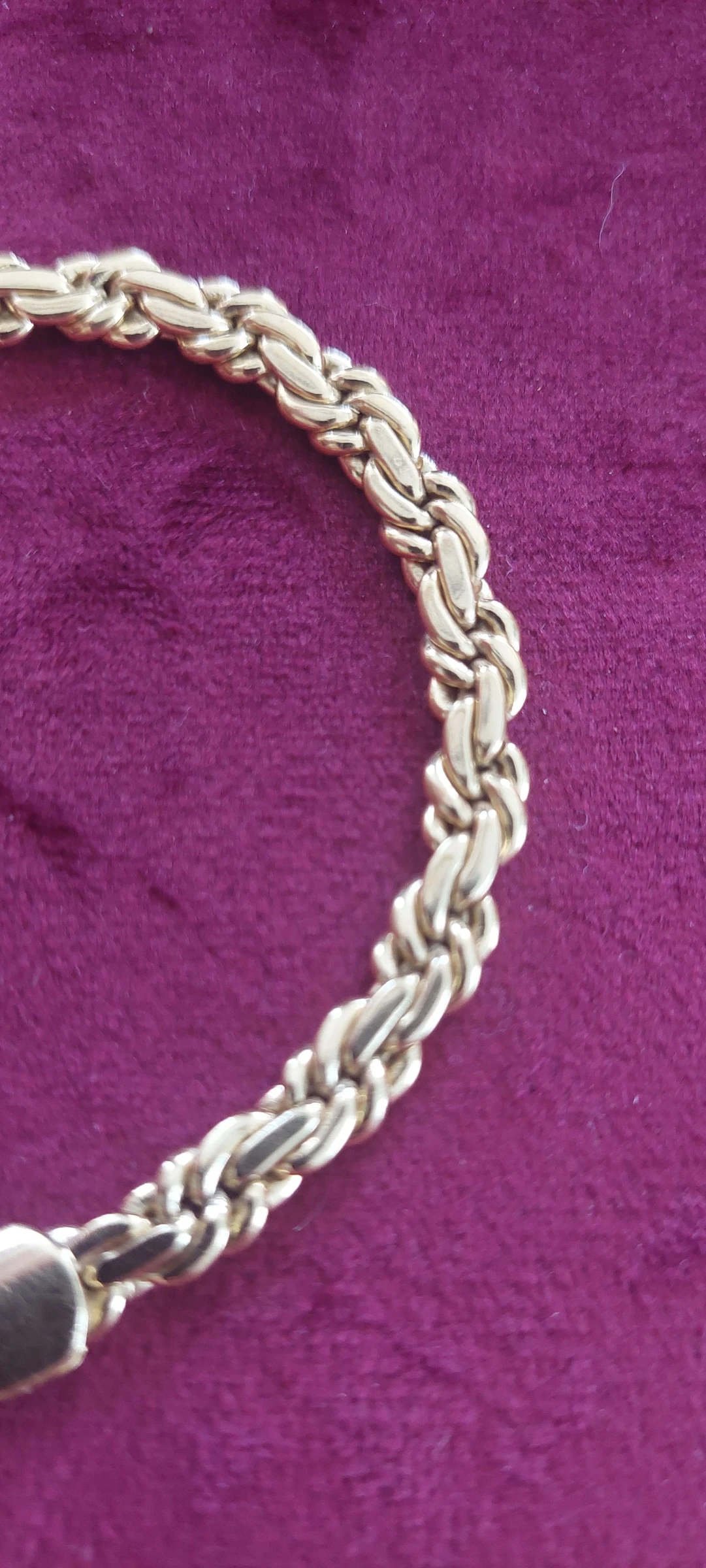 Gouden palmier kettingarmband 19,5 cm – 14,40g – photo 4